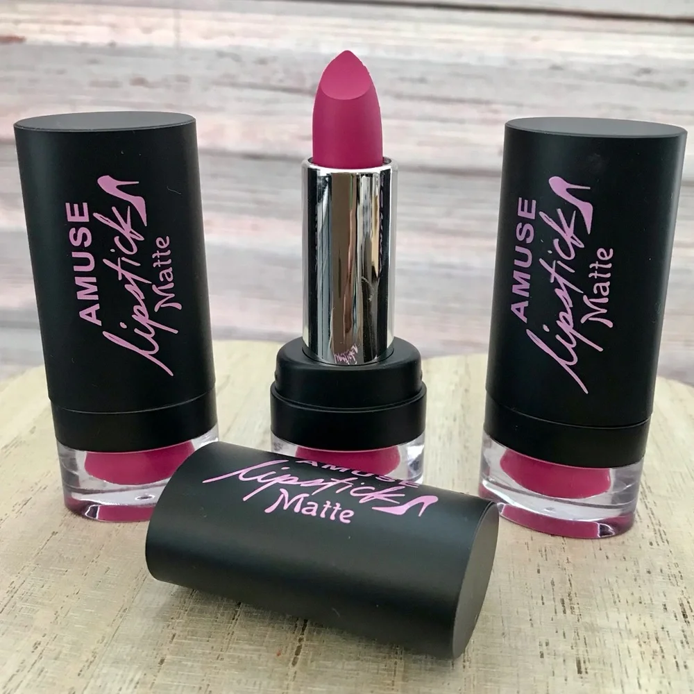 🆕3pcs Amuse Matte Lipstick